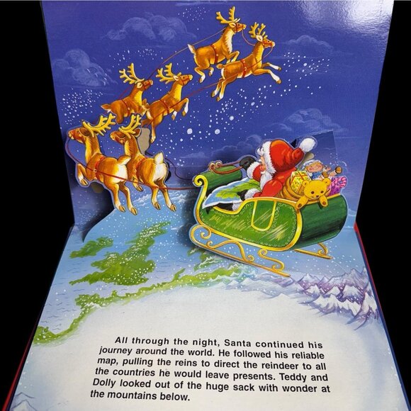 Lot of 2 Children's Christmas pot-up Books Teddy's First Christmas - Picture 4 of 13